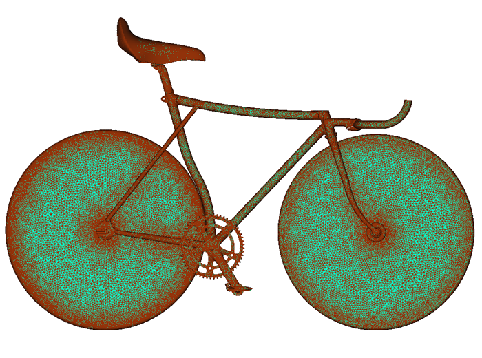 CFD bicycle mesh