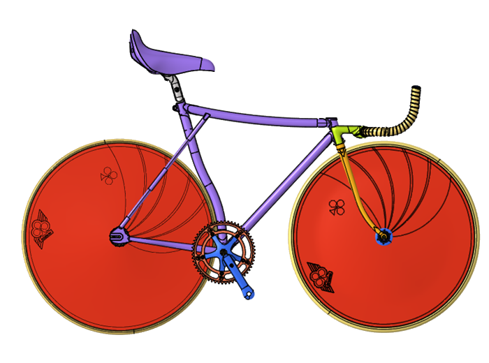 CFD bicycle CAD